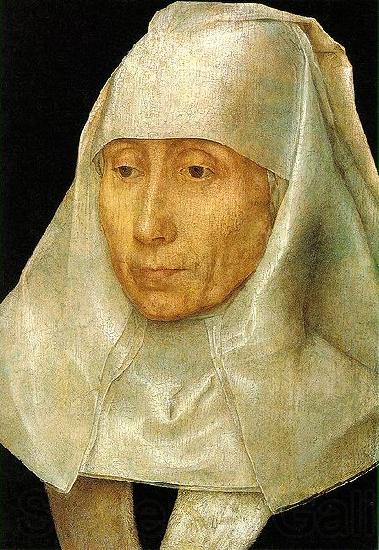 Hans Memling Portrait of an Old Woman Norge oil painting art